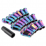 20 vnt. 12x1.5mm atviro galo prailgintos profesionalios automobilio modifikavimo priedas