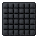 Kelioninė pagalvėlė 3D oro pripučiama sėdynės pagalvėlė su neslystančiu pagrindu, ergonomi&scaron;ko dizaino, kvėpuojanti, reguliuojama, ne&scaron;iojama kelioninė sėdynės pagalvėlė juoda