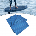 4 Pieces Surfboard Traction Pad deck Grip Pad, Anti Slip Boat Decking Sheet for Longboard, oranžinė