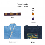 Apotekininkės dienora&scaron;čiai Jinshi Tamsiai mėlynas Cosplay kostiumų rinkinys scenos pasirodymui M