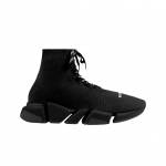 Balenciaga Speed 2.0 Nėriniuoti Perdirbto Mezgimo Sportbačiai Juodi EU 39