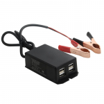 Motociklo akumuliatoriaus gnybtas mobiliojo telefono įkroviklis 4 viename USB greito įkrovimo adapteris garsiakalbiams Led