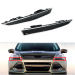 2 vnt. priekinio žibinto apatinė apdailos juosta chromuota, kairė ir de&scaron;inė, Ford Escape 2013-2016