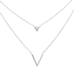 Sidabrinė grandinėlė be akmenų, gaminio svoris 4,24 g (2183938) 40-45cm