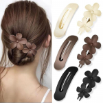 Korėjieti&scaron;ko stiliaus universalus plaukų segtukas, &scaron;velnus gėlių segtukas, galvos papuo&scaron;alas, moteri&scaron;kas plaukų segtukas kuodui galvos gale 1 Set of 6 Hair Clips