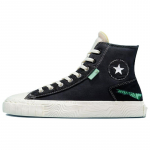 Converse Chuck Taylor Alt Star Nuplė&scaron;iamas Trend Lengvos Dėvėjimui Atsparios Auk&scaron;tos Basutės Unisex Juodos ir Žalios 35 black