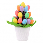 Velykų kiau&scaron;inių papuo&scaron;alas Velykų kiau&scaron;inių bonsai medis Nereikalaujantis priežiūros Dirbtiniai kiau&scaron;iniai Augalai Darbalaukis Velykų papuo&scaron;imas Daugiaspalvis vazoninis Velykų papuo&scaron;alas