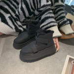 Nauji žieminiai moteri&scaron;ki batai, storu kailiu, pliu&scaron;iniai moteri&scaron;ki sniego batai, platforminiai, &scaron;ilti aulinukai, lauko, neper&scaron;lampami sportbačiai, moteri&scaron;ki batai 35