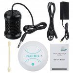 Pėdų masažo aparatas 25 W Foot Spa Ion Cleanse pėdų masažas Ionic Aqua Cell Spa aparatas Detox pėdų vonios masyvai Aqua Spa Black suit