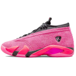 Air Jordan 14 Retro Low Shocking Pink Moteri&scaron;ki sportbačiai Pink-Blast Black Flash-Crimson DH4121-600 36