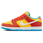 Nike Dunk Low Pro SB Bart Simpson Unisex Kedai Raudoni Habanero-Red Balti BQ6817-602 41