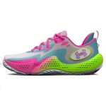 Under Armour Spawn 5 Balti Žali Rožiniai Unisex Sportbačiai Still-Water 3026285-100 43
