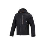 Adidas Logotipu margintas sportinis gobtuvas vyrams vir&scaron;utiniai drabužiai juodas HE9904 S