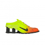 Martine Rose x Nike Shox Mules MR4 Safety Orange Moteri&scaron;ki sportbačiai Juodi Metaliniai-Sidabriniai DQ2401-800 36
