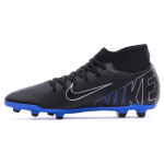 Nike Mercurial Superfly 9 Club MG Shadow Pack Vyri&scaron;ki sportbačiai Juodi Hyper-Royal Chromo DJ5961-040 47.5
