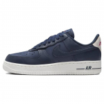 Nike Air Force 1 07 LX Obsidian Moteri&scaron;ki sportbačiai Mėlyni &Scaron;viesiai-Orewood-Rudi Balti DZ2708-100 36