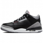 Air Jordan 3 Retro OG Black Cement 2024 Vyri&scaron;ki sportbačiai Fire-Red Cement-Grey Sail DN3707-010 42.5