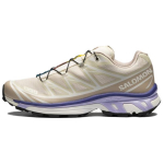 Salomon XT-6 Pieno Sidabro Debesies Unisex Bėgimo Bateliai Kreminis Migdolų Pieno Laisvės L47582700 36