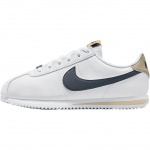 Nike Cortez GS Balti Chaki Spalvos Griaustinio Mėlynumo Vaikų Sportbačiai Dykumos Chaki DM0950-114 38.5 white