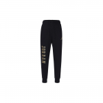 Jordan Essentials &Scaron;ventiniai &Scaron;ilti Kvėpuojantys Draugi&scaron;ki Odai Patogūs Megzti Sportinės Kelnės Vyrams Apatinė Dalis Juodos Metalizuoto Aukso FD7468-011 S