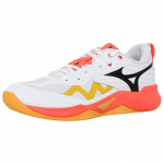 Mizuno Wave Momentum Pro Daybreaker Pack Unisex Bėgimo bateliai Balti Ugnies-Koraliniai Citrusiniai V1GA254001 38.5