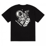 Vans X Space Molly Patogūs Universalūs Madingi Spausdinti Trumpomis Rankovėmis Mar&scaron;kinėliai Unisex Vir&scaron;utiniai Drabužiai VN000RA7BLK1 L