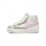 Nike Blazer Mid 77 TD Balti Rožiniai Putplasčio Kūdikio Sportbačiai Summit-White Coconut-Milk Honeydew DA4088-106 21