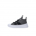 Converse Chuck Taylor All Star Patogūs universalūs vidutinio auk&scaron;čio vaiki&scaron;ki drobės batai Vaiki&scaron;ki sportbačiai Pilki juodi A09340C 28