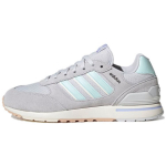 Adidas Neo Run 80s Patogus audinys Oda Neslystantis Atsparus dilimui Žemi bėgimo bateliai Moteri&scaron;kas sportbačio modelis Pilka Mėlyna GV7301 37⅓