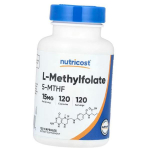 Metilfolatas, L-Metilfolatas 15, Nutricost 120 kaps. (36647089) 120caps