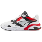 Puma X-Ray Millennium Audinio Universalūs Patogūs Žemakulniai Laisvalaikio Batai Unisex Batai Balti Raudoni Juodi 375999-13 37