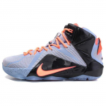 Nike Lebron 12 Easter Apvalus priekis Suvarstomi Neslystantys Lengvi Vidutinio auk&scaron;čio Krep&scaron;inio Batai Vyri&scaron;kas kedas Juodi Violetiniai 707781-488 44