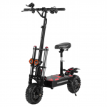 Elektrinis paspirtukas BOYUEDA S3-11 2*3000W Dvigubas variklis 60V38Ah Baterija Maksimalus greitis 85km/h Maksimalus nuvažiuojamas atstumas 120km juoda