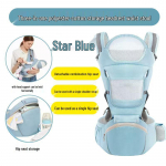 Lengvas kūdikio ne&scaron;ioklė: Daugiafunkcinė priekinė ir galinė juosmens kėdutė visais sezonais