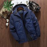 Prekinis ženklas Winter Parkas Vyri&scaron;kas &scaron;iltas storas vėjui atsparus striukė Vyri&scaron;kas kokybi&scaron;kas kelių ki&scaron;enių paltas su gobtuvu Vyri&scaron;ki vandeniui atsparūs vir&scaron;utiniai drabužiai M -9xl 8XL