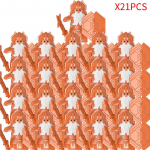 21 vnt. MOC LOTR Elfų Kario Orkų Armijos Figūrėlės &Scaron;arvai Sargybinis Nyk&scaron;tukas Karys &Scaron;aulys Viduramžių Riteriai Konstruktoriaus Kaladėlės Žaislas Dovana