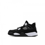 Air Jordan 4 Retro White Thunder Vaikams ir Kūdikiams EU 31.5 juoda