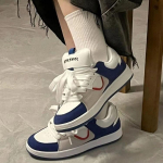 Retro Guochao Batai Žemo profilio Laisvalaikio Batai Sportiniai Ridinėjimo Batai Vyrams ir Moterims 40 karali&scaron;kos mėlynos spalvos