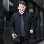 ROMON Men's 3-in-1 Winter Cotton Coat with Detachable Liner XL