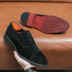 Nauji Vyri&scaron;ki Batai Prabangūs Suede Laisvalaikio Batai Dizainerio Vestuviniai Batai Vyrams Smailūs Verslo Formalūs Batai Brogue Batai Vyri&scaron;ki Mokasinai 38 juoda