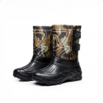 Vyri&scaron;ki žieminiai ir rudeniniai vandeniui atsparūs ir &scaron;alčiui atsparūs žvejybiniai batai, neslystantys ir nuimamu pliu&scaron;u žygio ir sniego batai40-46 40 žalia