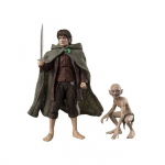Figurine d'action - TAMASHII NATIONS - Frodo Baggins & Gollum - PVC, ABS, Tissu - 120 mm