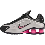 Nike Shox R4 GS Juodos Metalinės Sidabrinės Pinksicle Vaikams Sportbačiai CW2626-006 36.5