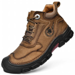 Vyri&scaron;ki lauko alpinizmo batai Prabangūs rankų darbo natūralios odos vyri&scaron;ki laisvalaikio batai Patogūs neslystantys žygio sportbačiai sniego batai 45