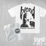 Reperis Frank Retro Graphic mar&scaron;kinėliai Vyri&scaron;ki Hip Hop Vandenyno Albumas Drabužiai Mar&scaron;kinėliai Y2k Unisex Blond Fashion Oversized medvilniniai mar&scaron;kinėliai 4XL