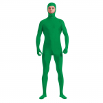 Zentai kostiumas suaugusiųjų cosplay triko pilnas kostiumas žalias ekranas vieno gabalo katinas Helovino kostiumai (Veidas atskleistas) 140