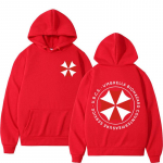 Umbrella Corporation Logotipas Grafinis Su Gobtuvu Hit Resident Evil Megztiniai Džemperis Vyri&scaron;ki Drabužiai Mada Vintažinis &Scaron;aunus Gobtuvėlis Unisex S