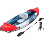 Kayak Gonflable - BESTWAY - Hydro-Force Rapid X1 - 1 place - 120 kg - 290 cm x 91 cm x 42 cm raudona