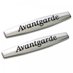 2 vnt. 3D avangardinis emblemos lipdukas automobilio &scaron;oninei daliai, sparnui, logotipas, ženklelis C, E, S klasės, CLA, ML, W202, W203, W204, W205, SL