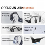 SHOKZ OpenRun Air S803 Kaulo laidumo sportinės ausinės